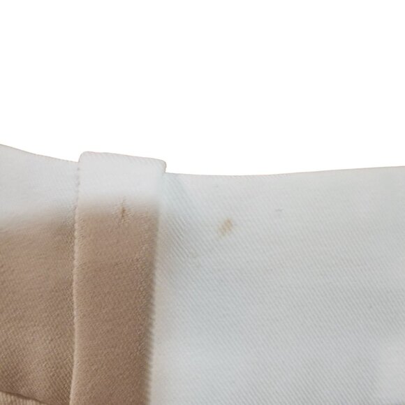 H&M Womens Pleated Wide-Leg White Shorts Size 4 Polyester Blend - Picture 3 of 4